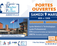 Portes Ouvertes au Lycée Boucher de Perthes