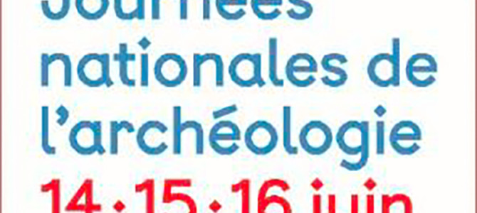 JOURNÉES NATIONALES DE L'ARCHÉOLOGIE