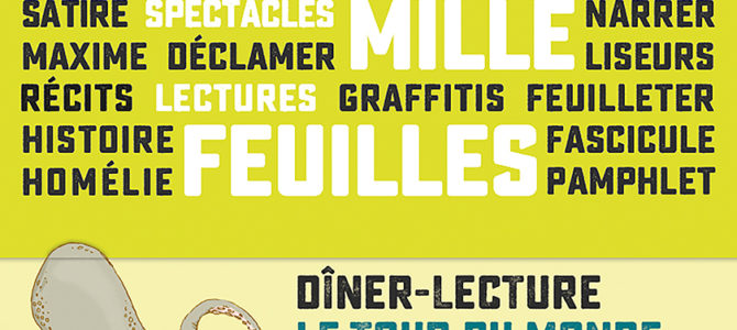 LES MILLE-FEUILLES 2020 : DINER-LECTURE