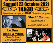 CONCERT AVEC BLACK & WHITE, ALLVIN, ET DAVID CARUSO