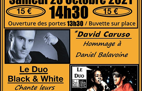 CONCERT AVEC BLACK & WHITE, ALLVIN, ET DAVID CARUSO