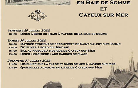LA BELLE ÉPOQUE EN BAIE DE SOMME ET CAYEUX SUR MER