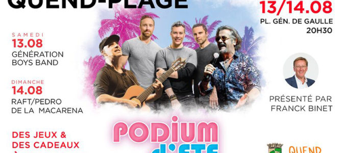 « C’EST LA FÊTE » PODIUMS D’ÉTÉ CHERIE FM