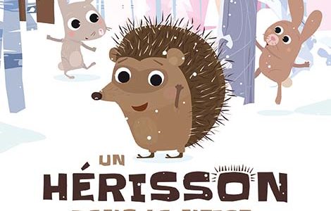 UN HÉRISSON DANS LA NEIGE
