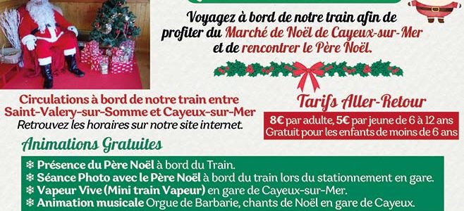 TRAIN DU PÈRE NOËL DU CHEMIN DE FER DE LA BAIE DE SOMME