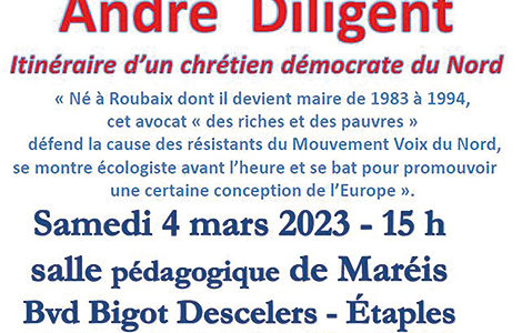 CONFÉRENCE SUR ANDRÉ DILIGENT