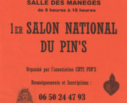 1er SALON NATIONAL DU PIN’S
