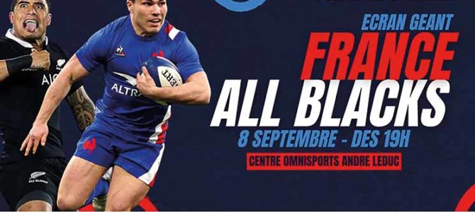 RETRANSMISSION DU MATCH DE RUGBY « FRANCE/ALL BLACKS »