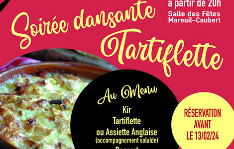 SOIRÉE DANSANTE "TARTIFLETTE"