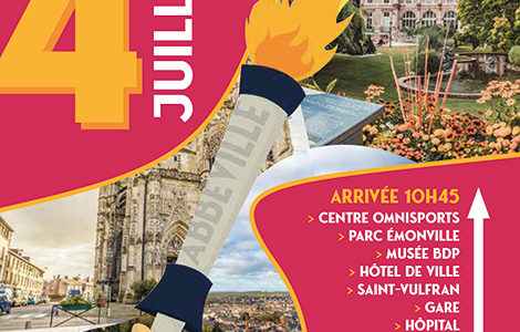 PASSAGE DE LA FLAMME À ABBEVILLE