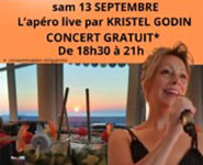 CONCERT « APÉRO-LIVE » AVEC KRISTEL GODIN