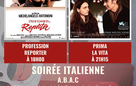 SOIRÉE ABAC - SOIRÉE ITALIENNE