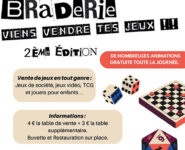 BOURSE AUX JOUETS « VIENS VENDRE TES JEUX »