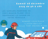 LAVAGE DE VOITURE PAR LES POMPIERS