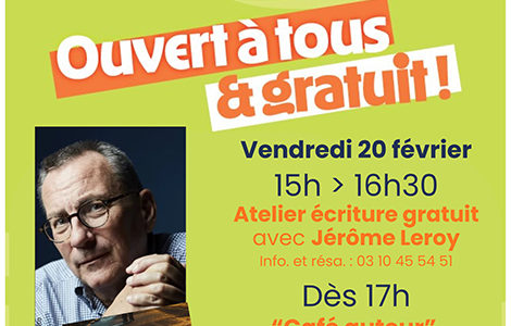 CAFÉ AUTEUR AVEC JÉRÔME LEROY