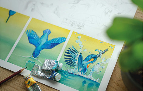 ATELIER TRIPTYQUE MARTIN PÊCHEUR