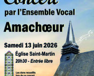CONCERT DE PRINTEMPS DE L’ENSEMBLE VOCAL « AMACHŒUR »