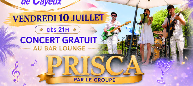 CONCERT GRATUIT par le groupe PRISCA