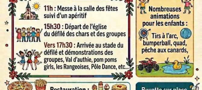 FÊTE AU VILLAGE, DJ & FEU D'ARTIFICE